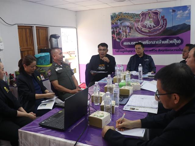 คณะศิลปศาสตร์ มหาวิทยาลัยพะเยา รับการประเมินผลการดำเนินงานวิจัยเชิงพื้นที่ ภายใต้โครงการ UP Sustainable Development Goals และ Reinventing University Project ณ ศูนย์การเรียนรู้อินทรีอาสา บ้านห้วยปุ้ม