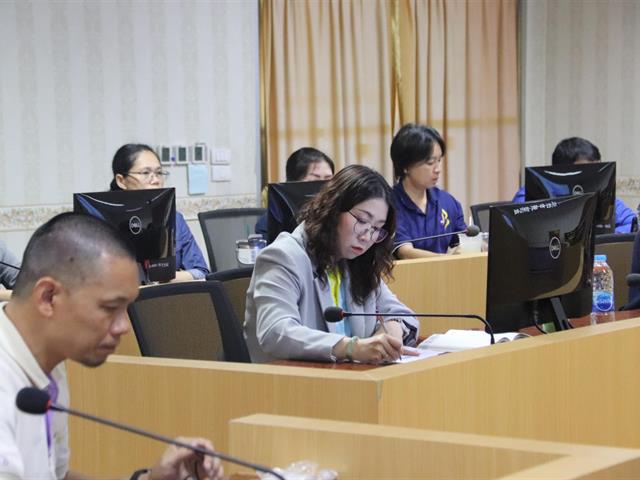 จัดประชุมบุคลากรกองกิจการนิสิต