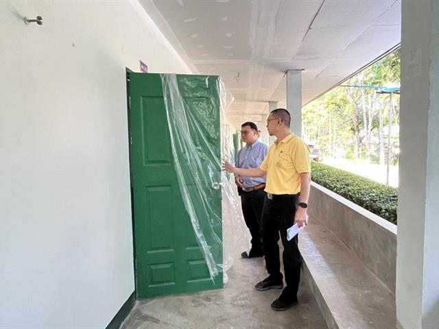 ปรับปรุงอาคารหอพัก มพ. (หอเขียว)