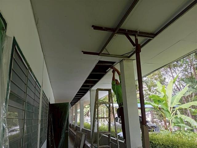 ปรับปรุงอาคารหอพัก มพ. (หอเขียว)