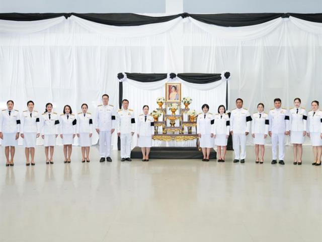 มหาวิทยาลัยพะเยา เข้าร่วมพิธีถวายความอาลัย สมเด็จพระนางเจ้าสิริกิติ์