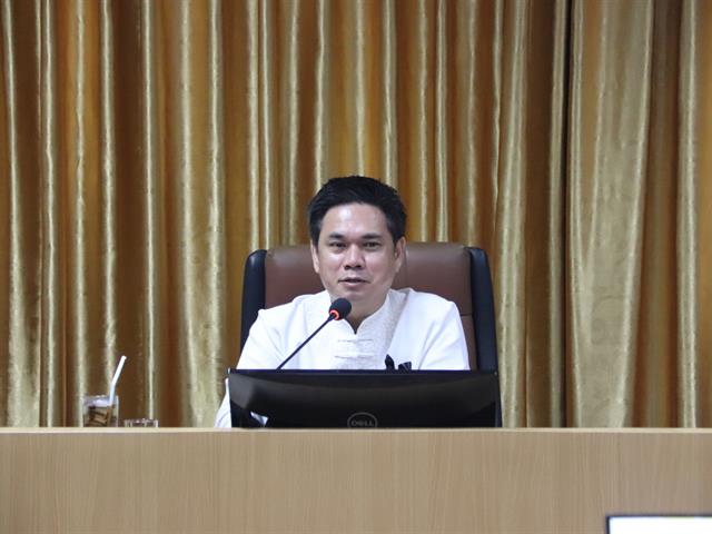 จัดปฐมนิเทศและให้โอวาทแก่ตัวแทนนิสิตที่จะเข้าร่วมโครงการเทา-งาม สัมพันธ์ ครั้งที่ 28