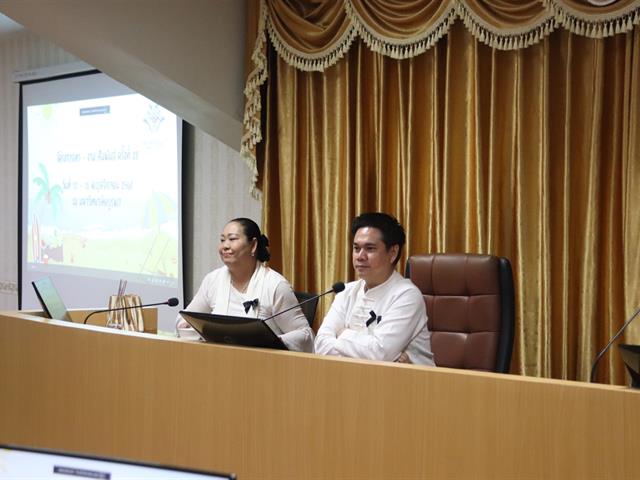 จัดปฐมนิเทศและให้โอวาทแก่ตัวแทนนิสิตที่จะเข้าร่วมโครงการเทา-งาม สัมพันธ์ ครั้งที่ 28