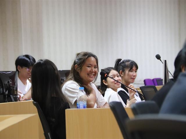 จัดปฐมนิเทศและให้โอวาทแก่ตัวแทนนิสิตที่จะเข้าร่วมโครงการเทา-งาม สัมพันธ์ ครั้งที่ 28