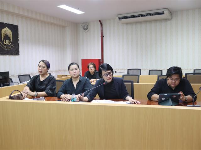 จัดปฐมนิเทศและให้โอวาทแก่ตัวแทนนิสิตที่จะเข้าร่วมโครงการเทา-งาม สัมพันธ์ ครั้งที่ 28