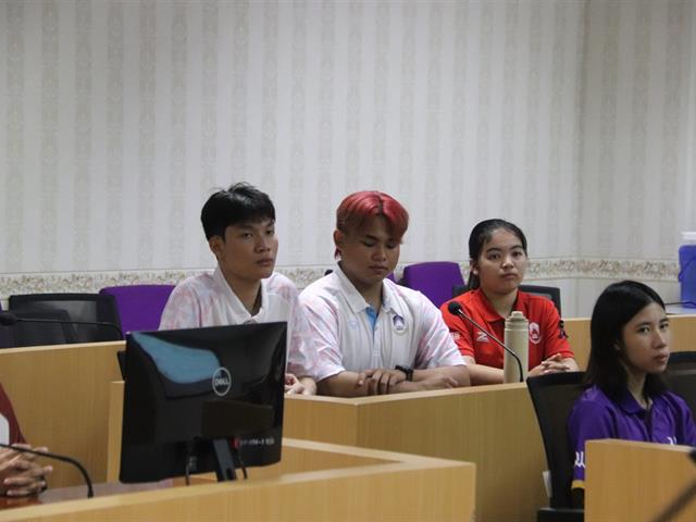 พิธีมอบโอวาทให้แก่นักกีฬามหาวิทยาลัยพะเยา