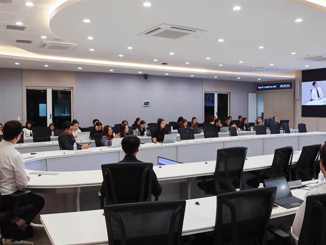 กองแผนงานจัดอบรมเชิงปฏิบัติการการตั้งค่ายุทธศาสตร์ของส่วนงานในระบบ e-Budget