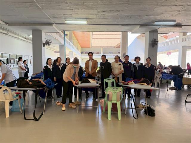 มหาวิทยาลัยพะเยา จัดกิจกรรมบริจาคโลหิตเพื่อถวายเป็นพระราชกุศลแด่สมเด็จพระนางเจ้าสิริกิติ์ พระบรมราชินีนาถ พระบรมราชชนนีพันปีหลวง สภานายิกาสภากาชาดไทย