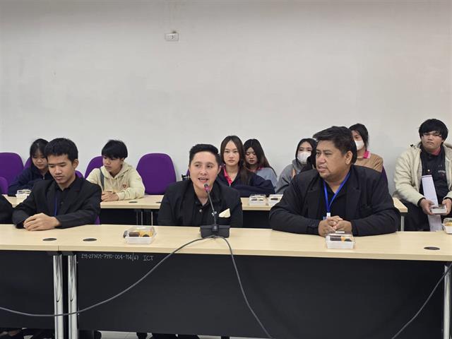 ต้อนรับคณะครูและนักศึกษา ปวช. วิทยาลัยเทคโนโลยีพะเยา