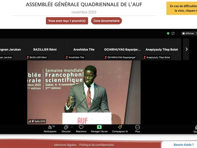 School of Liberal Arts, University of Phayao Attends AUF Quadriennial General Assembly