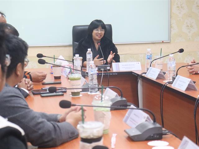 คณะวิศวกรรมศาสตร์ มพ. จัดประชุมประเมินความพร้อมสถาบันเครือข่าย ภายใต้โครงการพัฒนากำลังคนทักษะสูง รองรับอุตสาหกรรมยานยนต์ไฟฟ้า (EV)