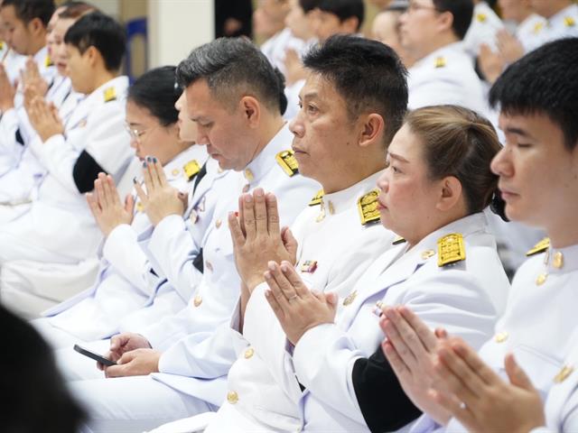 ม.พะเยา ร่วมพิธีรำลึกวันพ่อแห่งชาติ 2568