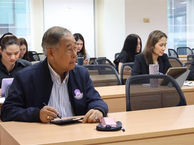 วิทยาลัยการจัดการ หลักสูตรการศึกษามหาบัณฑิต สาขาวิชาการบริหารการศึกษา จัดการบรรยายพิเศษหัวข้อ “E Leader” โดย รศ.ดร.เสรี วงษ์มณฑา