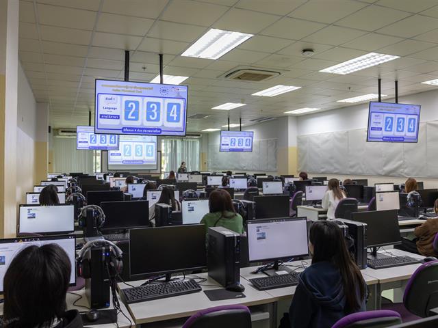 ศูนย์ภาษา คณะศิลปศาสตร์ มหาวิทยาลัยพะเยา จัดทดสอบภาษาอังกฤษด้วยระบบ AI เพื่อประเมินระดับความสามารถทางภาษาอังกฤษ ตามมาตรฐาน CEFR