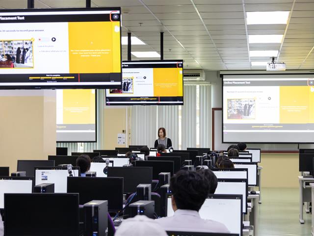 ศูนย์ภาษา คณะศิลปศาสตร์ มหาวิทยาลัยพะเยา จัดทดสอบภาษาอังกฤษด้วยระบบ AI เพื่อประเมินระดับความสามารถทางภาษาอังกฤษ ตามมาตรฐาน CEFR