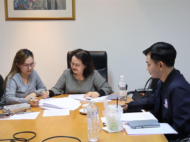 วิทยาลัยการจัดการ จัดโครงการพัฒนาศักยภาพนิสิตบัณฑิตศึกษา ติดตามความก้าวหน้าวิทยานิพนธ์และการศึกษาค้นคว้าด้วยตนเอง