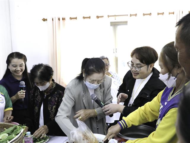 คณะทันตแพทยศาสตร์ มหาวิทยาลัยพะเยา กิจกรรมปิด โครงการ “กินดี มีสุข ยั่งยืน: นวัตกรรมโภชนาการเพื่อผู้สูงวัย”