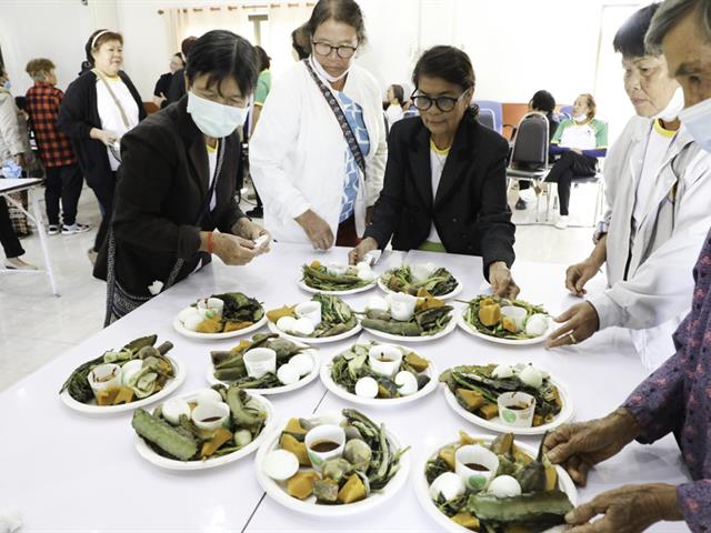 คณะทันตแพทยศาสตร์ มหาวิทยาลัยพะเยา กิจกรรมปิด โครงการ “กินดี มีสุข ยั่งยืน: นวัตกรรมโภชนาการเพื่อผู้สูงวัย”