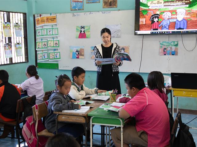 คณะศิลปศาสตร์ มหาวิทยาลัยพะเยา ลงพื้นที่ติดตามผลการดำเนินโครงการพัฒนาคุณภาพการศึกษา และการพัฒนาท้องถิ่น โดยมีสถาบันอุดมศึกษาเป็นพี่เลี้ยง ประจำปีงบประมาณ 2568