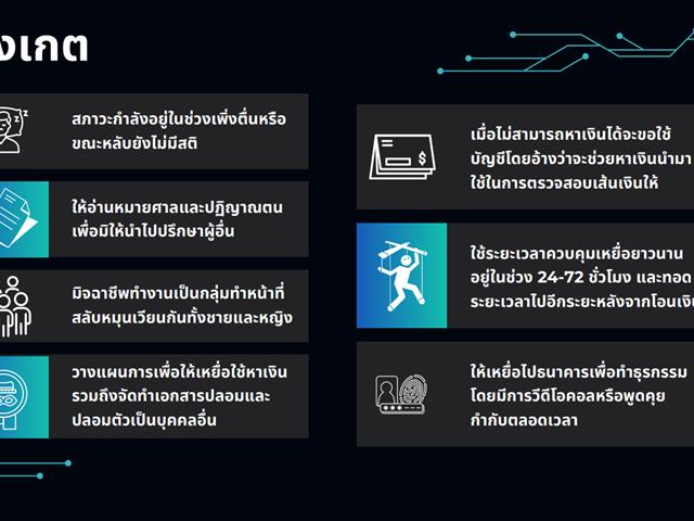 Research Recap: เผยกลลวง Scammers ที่ไม่ใช่แค่เอาทรัพย์สินจากผู้เสียหาย แต่ยังทำให้เป็นบัญชีม้าแบบไม่รู้ตัว
