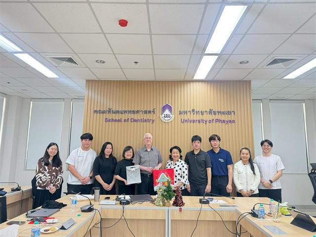 คณะทันตแพทยศาสตร์ได้จัดโครงการบรรยายพิเศษในหัวข้อ “Research Consultancy” โดย Prof. Dr. Timothy E. O