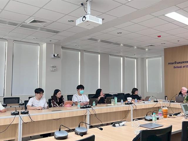 คณะทันตแพทยศาสตร์ได้จัดโครงการบรรยายพิเศษในหัวข้อ “Research Consultancy” โดย Prof. Dr. Timothy E. O