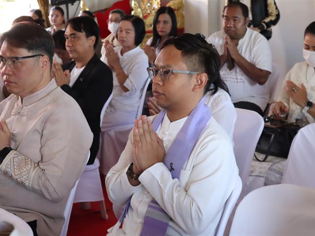 ม.พะเยา ร่วมสืบสานประเพณีห่มผ้าพระนอน วัดดงพระเจ้า อนุรักษ์วัฒนธรรมล้านนา