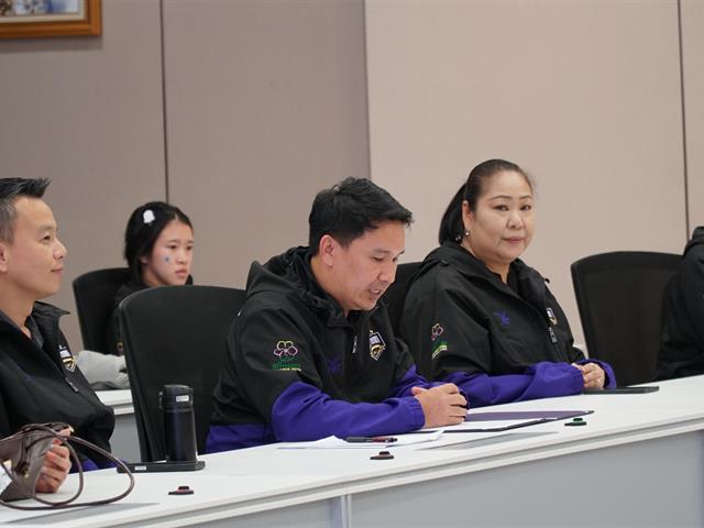 พิธีให้โอวาท แก่ทัพนักกีฬามหาวิทยาลัยพะเยา 