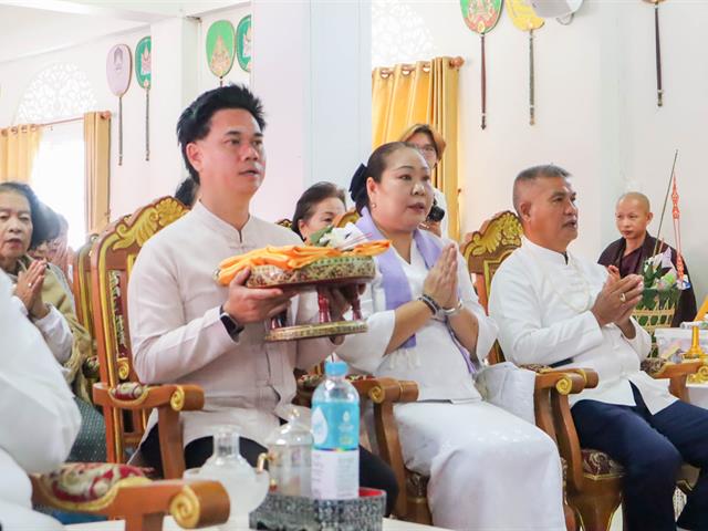วิทยาลัยการศึกษา ร่วมสืบสานประเพณีห่มผ้าพระนอน วัดดงพระเจ้า อนุรักษ์วัฒนธรรมล้านนา