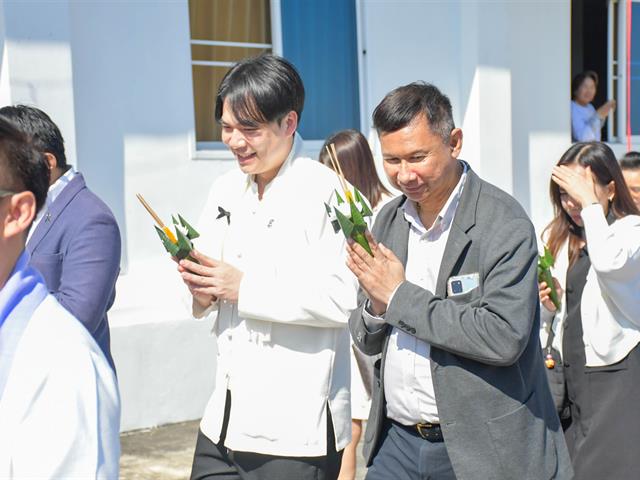 วิทยาลัยการศึกษา ร่วมสืบสานประเพณีห่มผ้าพระนอน วัดดงพระเจ้า อนุรักษ์วัฒนธรรมล้านนา