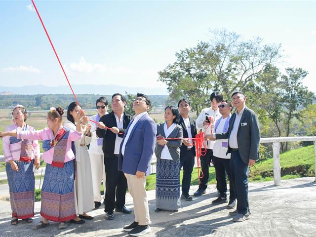วิทยาลัยการศึกษา ร่วมสืบสานประเพณีห่มผ้าพระนอน วัดดงพระเจ้า อนุรักษ์วัฒนธรรมล้านนา