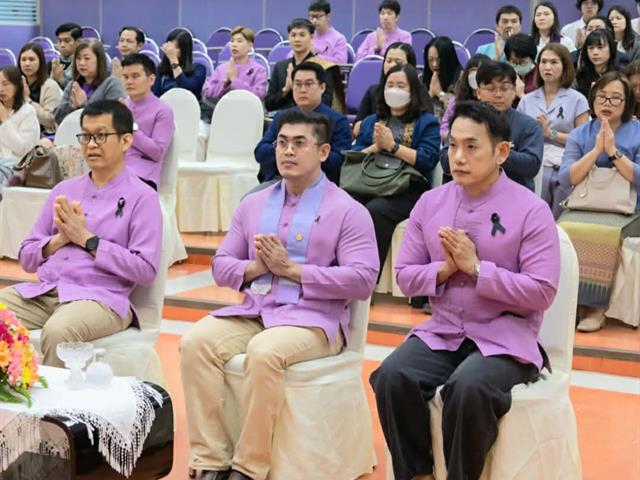 คณะศิลปศาสตร์จัดโครงการทำบุญคณะศิลปศาสตร์ และ การบรรยายธรรม  "ธรรมะนำใจ: สร้างจริยธรรมในการทำงาน" เนื่องในวันขึ้นปีใหม่ ๒๕๖๙
