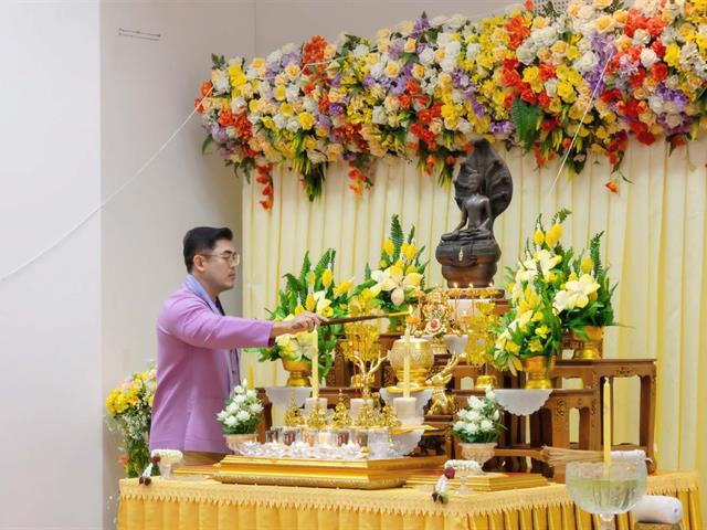 คณะศิลปศาสตร์จัดโครงการทำบุญคณะศิลปศาสตร์ และ การบรรยายธรรม  "ธรรมะนำใจ: สร้างจริยธรรมในการทำงาน" เนื่องในวันขึ้นปีใหม่ ๒๕๖๙