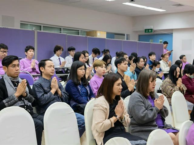 คณะศิลปศาสตร์จัดโครงการทำบุญคณะศิลปศาสตร์ และ การบรรยายธรรม  "ธรรมะนำใจ: สร้างจริยธรรมในการทำงาน" เนื่องในวันขึ้นปีใหม่ ๒๕๖๙