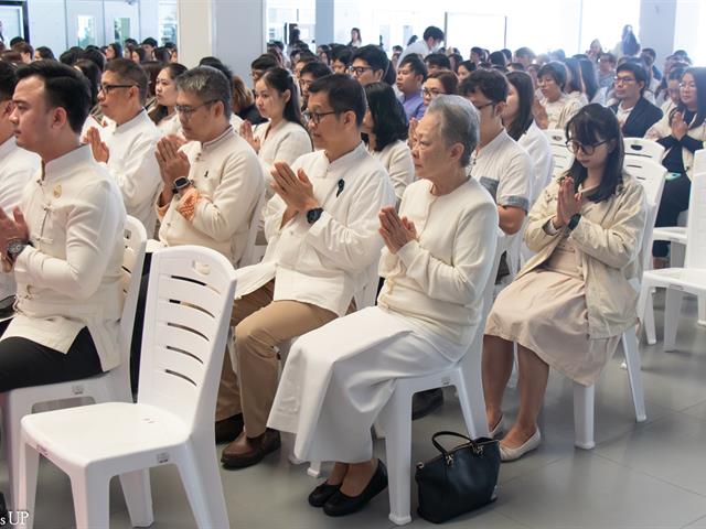 คณะศิลปศาสตร์เข้าร่วมพิธีทำบุญเนื่องในวันขึ้นปีใหม่ ๒๕๖๙ เฉลิมฉลองครบรอบ ๑๖ ปี มหาวิทยาลัยพะเยา