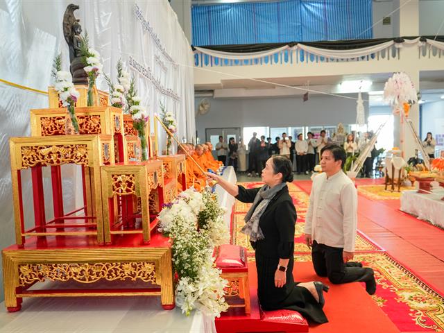 คณะวิศวกรรมศาสตร์ เสริมสิริมงคลรับศักราชใหม่ ร่วมพิธีทำบุญและบำเพ็ญกุศล เนื่องในโอกาสครบรอบ 16 ปี ม.พะเยา