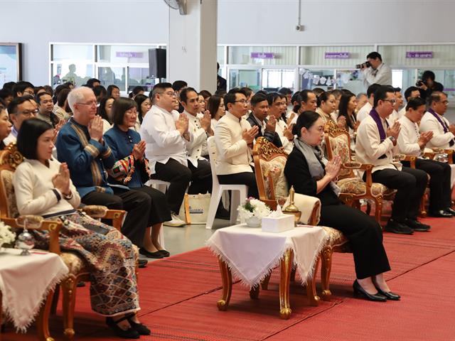 พิธีทำบุญเนื่องในวันขึ้นปีใหม่ 2569 เฉลิมฉลองครบรอบ 16 ปี มหาวิทยาลัยพะเยา