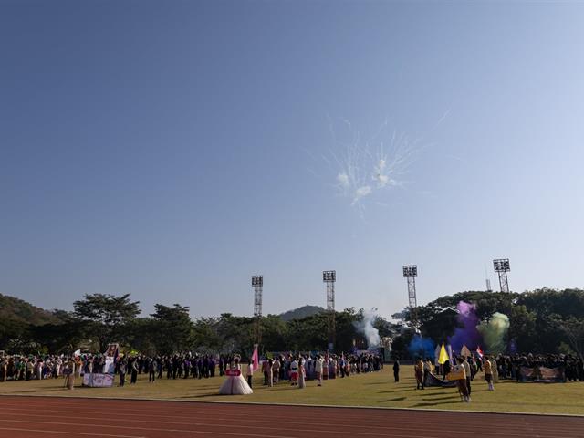 คณะศิลปศาสตร์เข้าร่วมกิจกรรม UP Sport Day & BMI Challenge 2026 ณ สนามกีฬากลาง มหาวิทยาลัยพะเยา