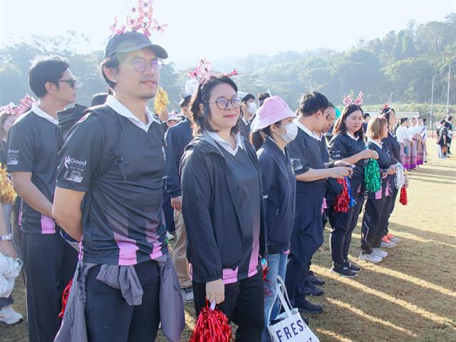 คณะศิลปศาสตร์เข้าร่วมกิจกรรม UP Sport Day & BMI Challenge 2026 ณ สนามกีฬากลาง มหาวิทยาลัยพะเยา