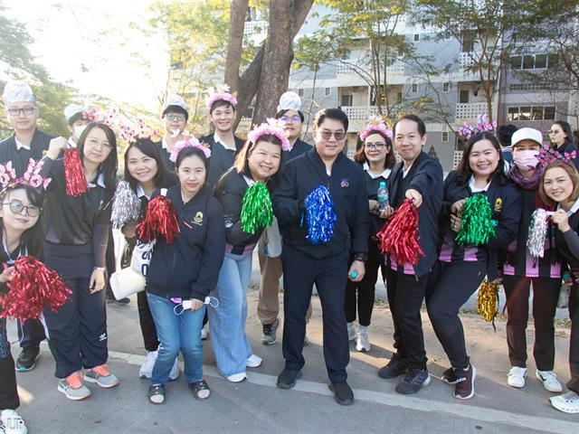 คณะศิลปศาสตร์เข้าร่วมกิจกรรม UP Sport Day & BMI Challenge 2026 ณ สนามกีฬากลาง มหาวิทยาลัยพะเยา