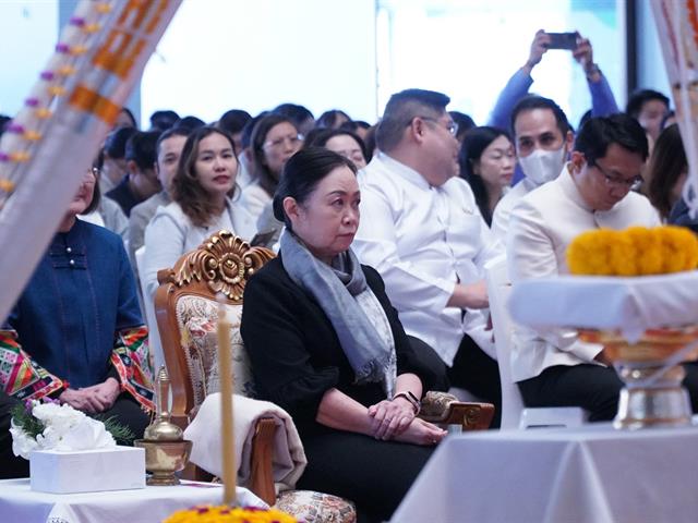  กองกิจการนิสิต พร้อมด้วยองค์การบริหารกิจกรรมนิสิต เข้าร่วมพิธีทำบุญเนื่องในวันขึ้นปีใหม่ ประจำปี พ.ศ. 2569 เฉลิมฉลองครบรอบ 16 ปี 