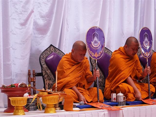  กองกิจการนิสิต พร้อมด้วยองค์การบริหารกิจกรรมนิสิต เข้าร่วมพิธีทำบุญเนื่องในวันขึ้นปีใหม่ ประจำปี พ.ศ. 2569 เฉลิมฉลองครบรอบ 16 ปี 