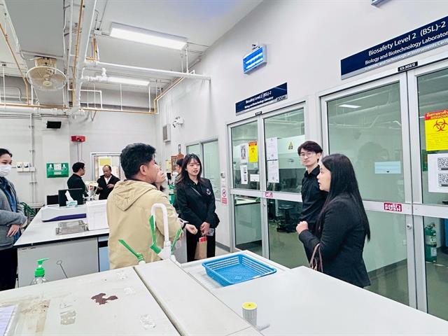 คณะทันตแพทยศาสตร์ มหาวิทยาลัยพะเยา ศึกษาดูงานห้องปฏิบัติการทันตกรรมและศูนย์เครื่องมือวิทยาศาสตร์ มหาวิทยาลัยแม่ฟ้าหลวง