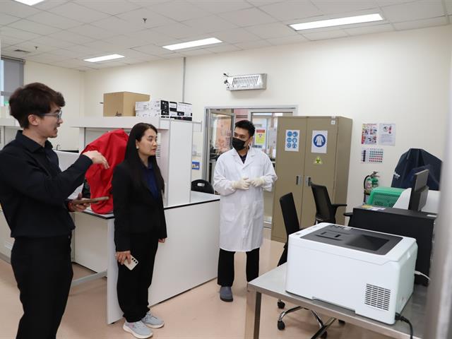 คณะทันตแพทยศาสตร์ มหาวิทยาลัยพะเยา ศึกษาดูงานห้องปฏิบัติการทันตกรรมและศูนย์เครื่องมือวิทยาศาสตร์ มหาวิทยาลัยแม่ฟ้าหลวง