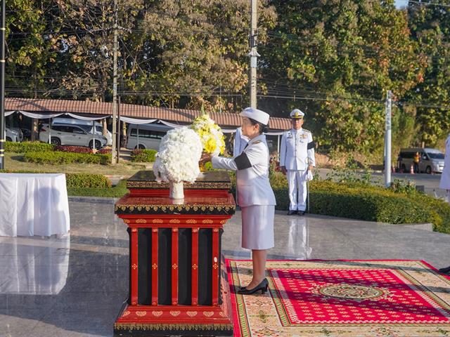กองกิจการนิสิต เข้าร่วมพิธีเนื่องในวันยุทธหัตถีสมเด็จพระนเรศวรมหาราช