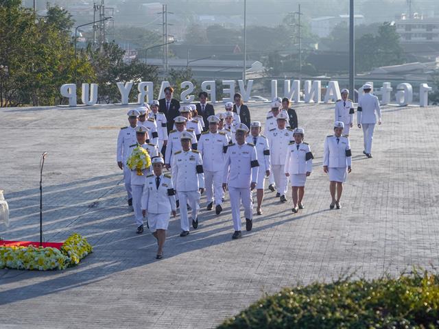 กองกิจการนิสิต เข้าร่วมพิธีเนื่องในวันยุทธหัตถีสมเด็จพระนเรศวรมหาราช