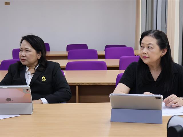 วิทยาลัยการจัดการ  หลักสูตรบริหารธุรกิจมหาบัณฑิต จัดประชุมการดำเนินงานภายในหลักสูตรบริหารธุรกิจมหาบัณฑิต