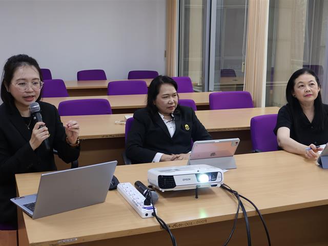 วิทยาลัยการจัดการ  หลักสูตรบริหารธุรกิจมหาบัณฑิต จัดประชุมการดำเนินงานภายในหลักสูตรบริหารธุรกิจมหาบัณฑิต