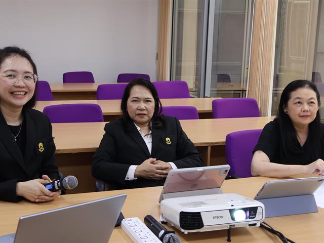 วิทยาลัยการจัดการ  หลักสูตรบริหารธุรกิจมหาบัณฑิต จัดประชุมการดำเนินงานภายในหลักสูตรบริหารธุรกิจมหาบัณฑิต