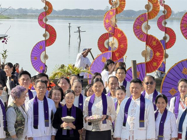 คณะเภสัชศาสตร์ มหาวิทยาลัยพะเยา เข้าร่วมโครงการ ตานข้าวใหม่ใส่บาตรหลวง ประจำปี 2569 
